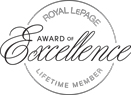Lifetime Award of Excellence is presented to members attaining the Royal LePage President’s Gold Award (or any higher award level) 10 out of 14 consecutive years.